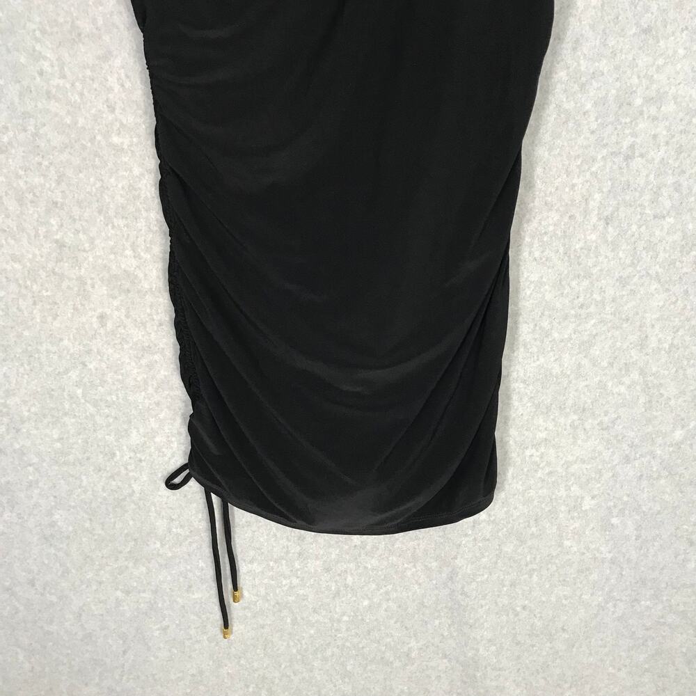 Beyond Control One Piece Swimsuit Sz 12 Swim Dress Ruched Draped Fluid Sculpting - Picture 5 of 16